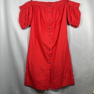 S/W/F Park Dress Romantic Regency Off Shoulder